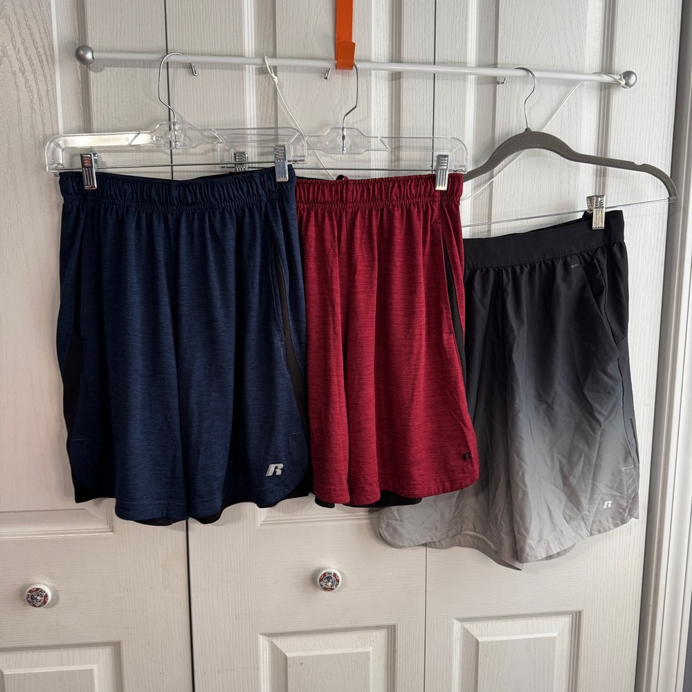 Russell Dri Power 360 lot of 3 athletic shorts size small